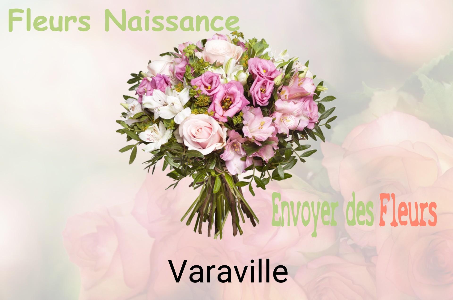 Bouquet de fleurs de naissance livré à Varaville