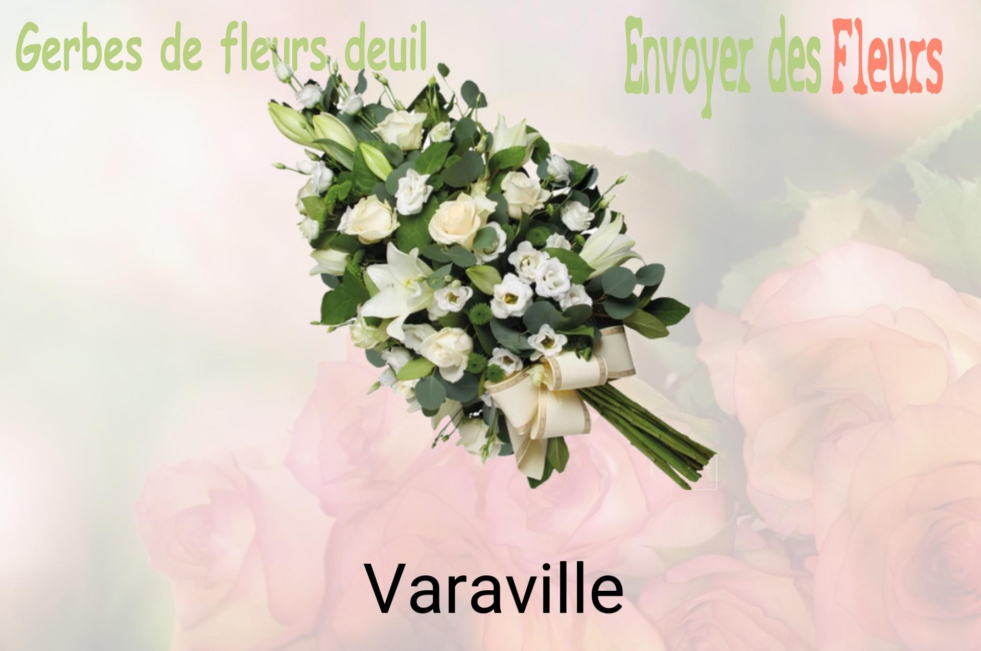 Gerbe de fleurs de deuil livrée à Varaville